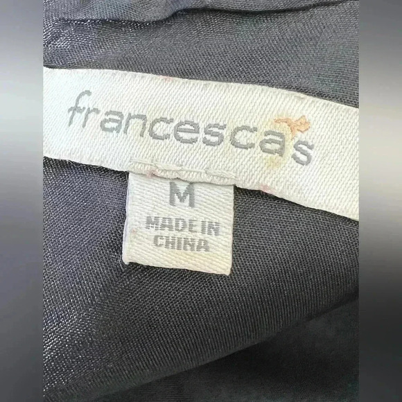 Francesca’s High Low Dress Cutout Waistline Fringes along Neckline and Hemline M - Picture 9 of 14